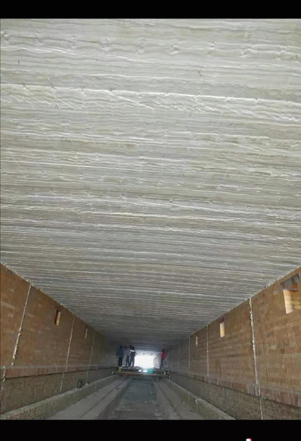 Aislamiento térmico refractario Algodón de fibra cerámica para revestimiento de paredes de hornos