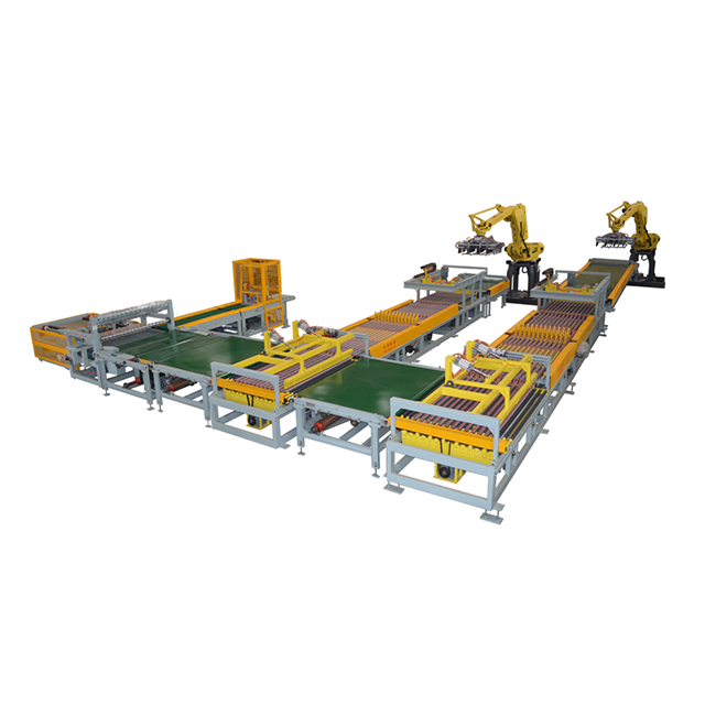 Sistema de embalaje automático para máquina de fabricación de bloques