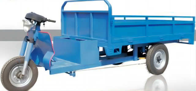 Coche eléctrico de reparto de ladrillos 