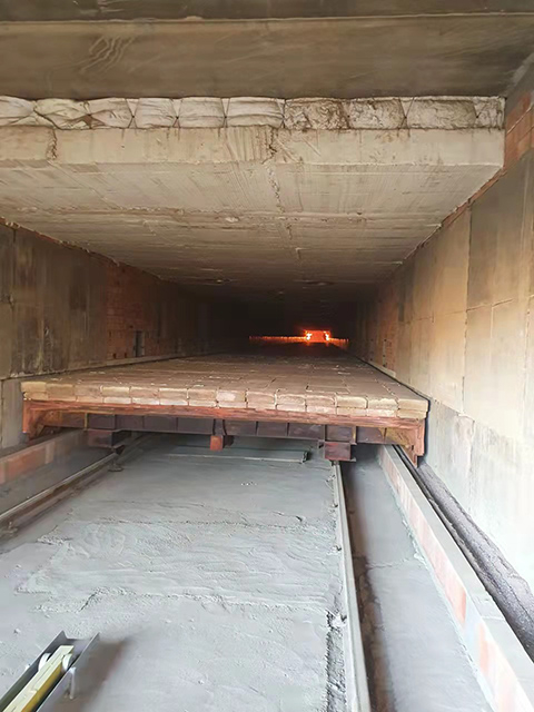 Horno túnel de montaje para quemar ladrillos (sección del horno 4,6-4,8 m)