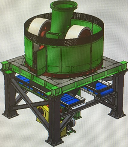 Molino de ruedas de venta caliente MB-180