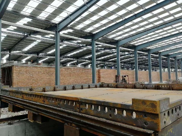 Carro de horno para planta de ladrillos