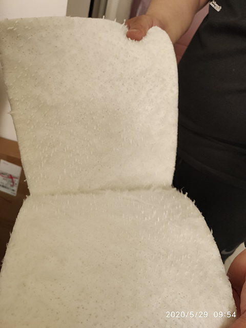 Algodón refractario blanco de la fibra de cerámica de la materia prima de la pureza elevada