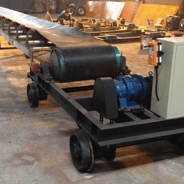 Máquina distribuidora reversible