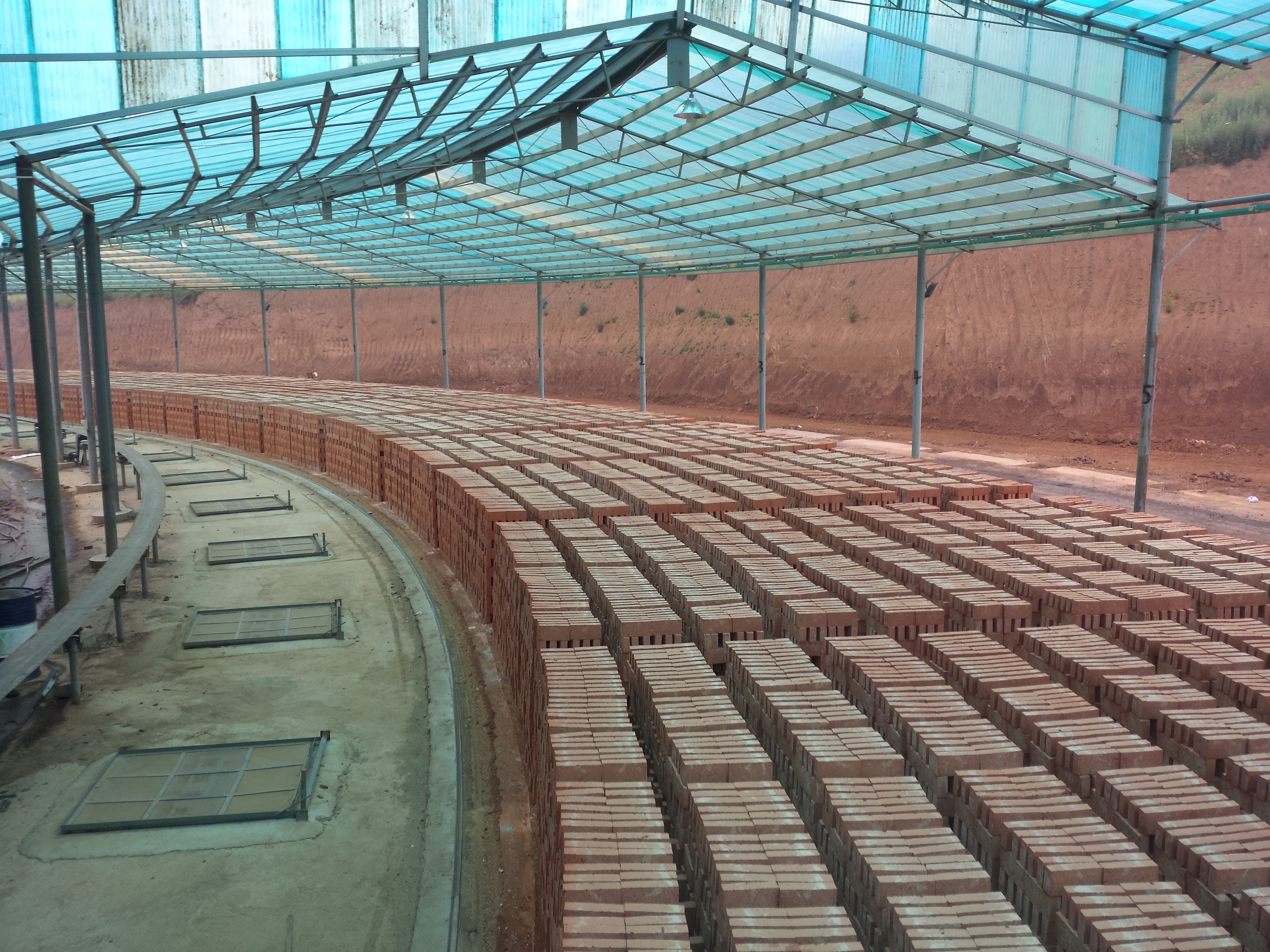 Máquina de fabricación de ladrillos cocidos de alta capacidad, horno de túnel rotatorio, horno de ladrillos